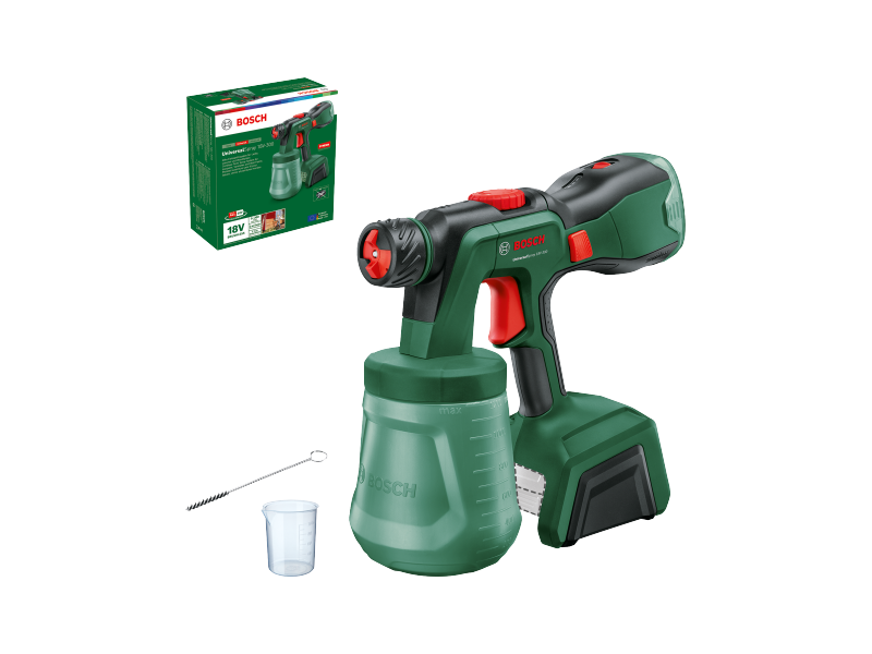 Sistem za pršenje barve Bosch UniversalSpray 18V-300, 18V, 2 m² v 1 min, 1.20 l, 0603208100